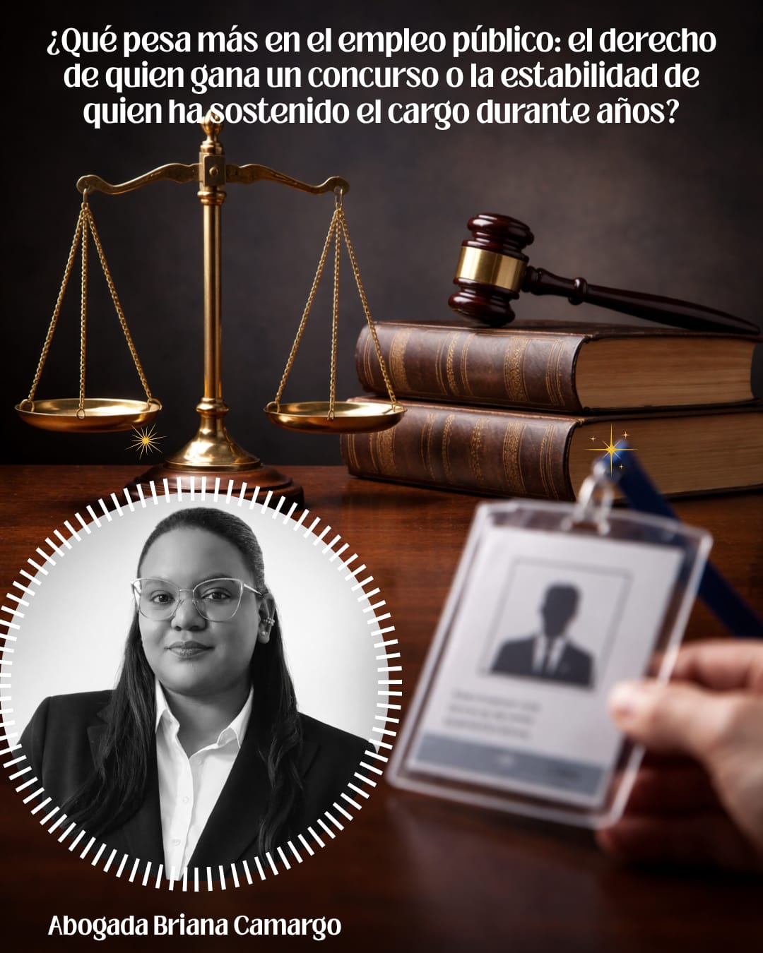¿QUÉ PESA MÁS EN EL EMPLEO PÚBLICO: EL DERECHO DE QUIEN GANA UN CONCURSO O LA ESTABILIDAD DE QUIEN HA SOSTENIDO EL CARGO DURANTE AÑOS?